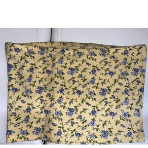 Yellow floral tube top.